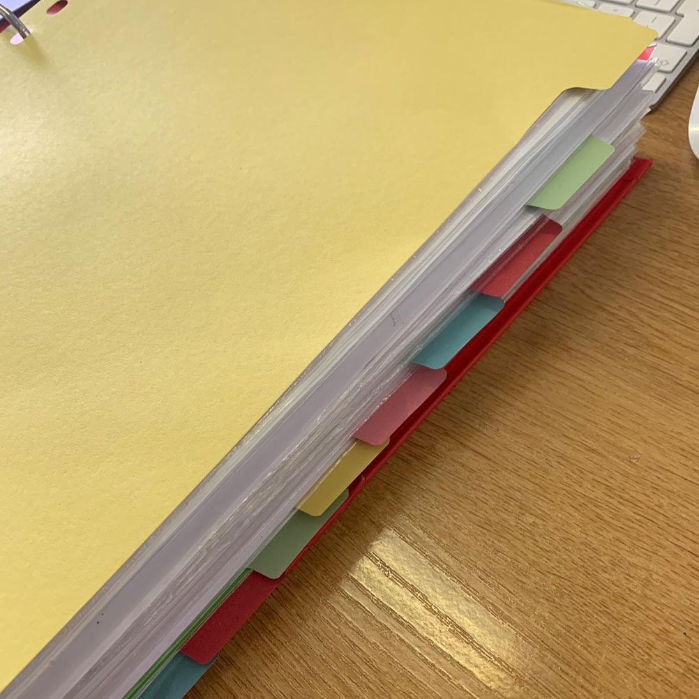 Tab Divider A4 - 12Pcs Colored Tab Dividers A4 Size
