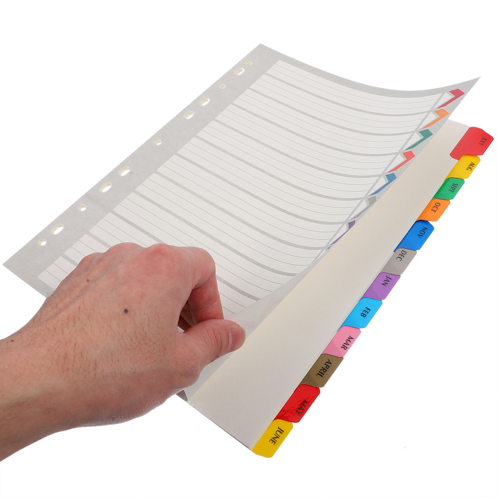 12Sheets Binder Dividers Tabs  - огляд і ціна Tab Divider A4