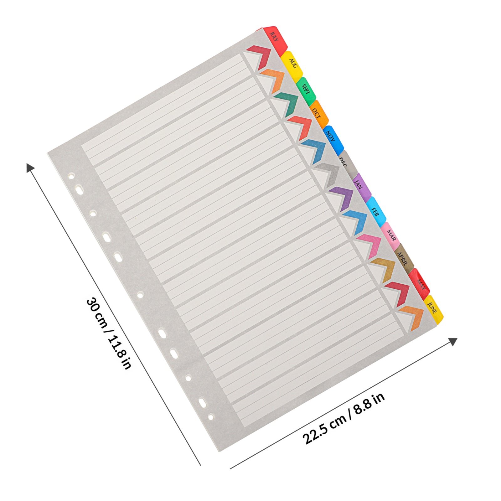 12Sheets Binder Dividers Tabs  - огляд і ціна Tab Divider A4