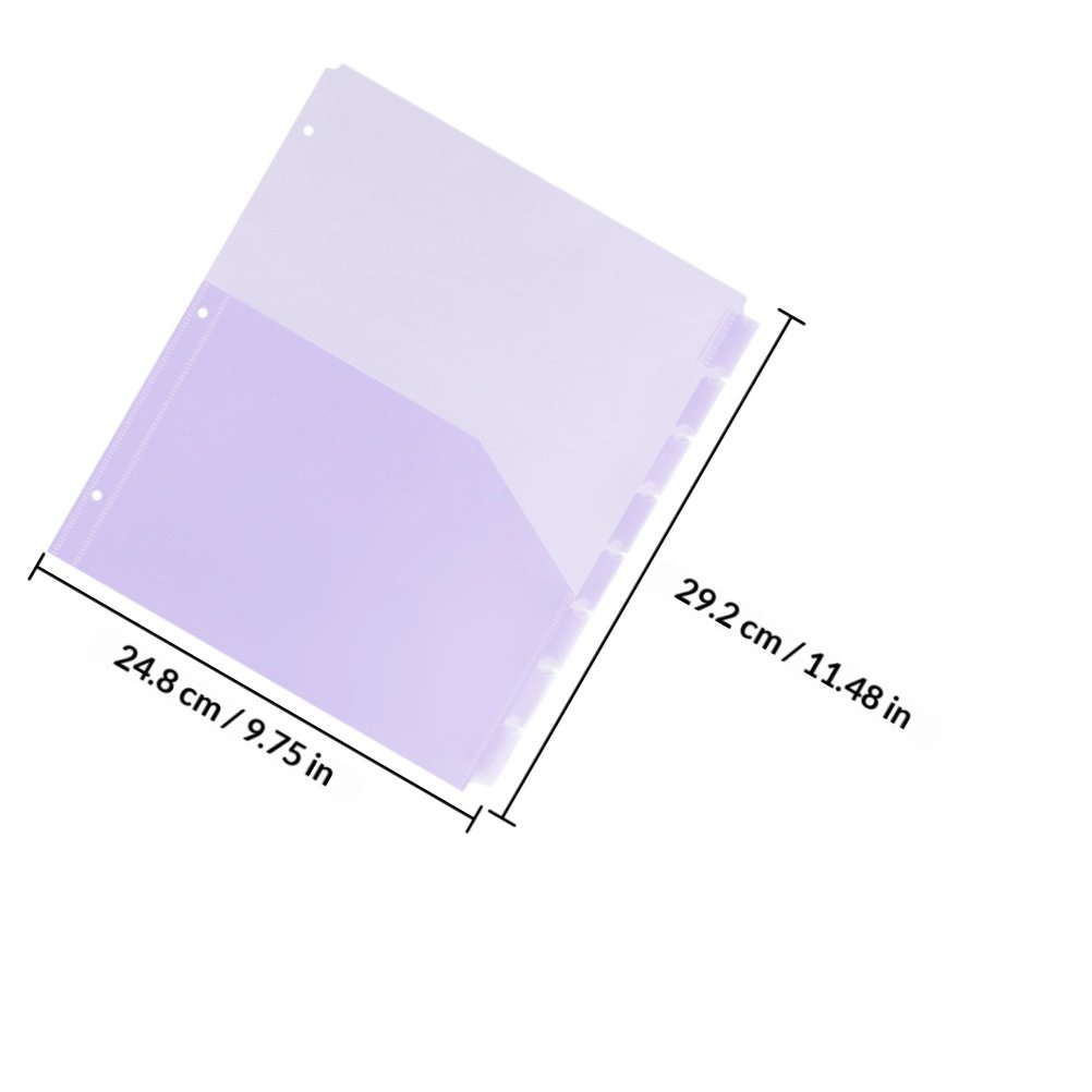 2Sets Binder Dividers A4 Plast - огляд і ціна Tab Divider A4