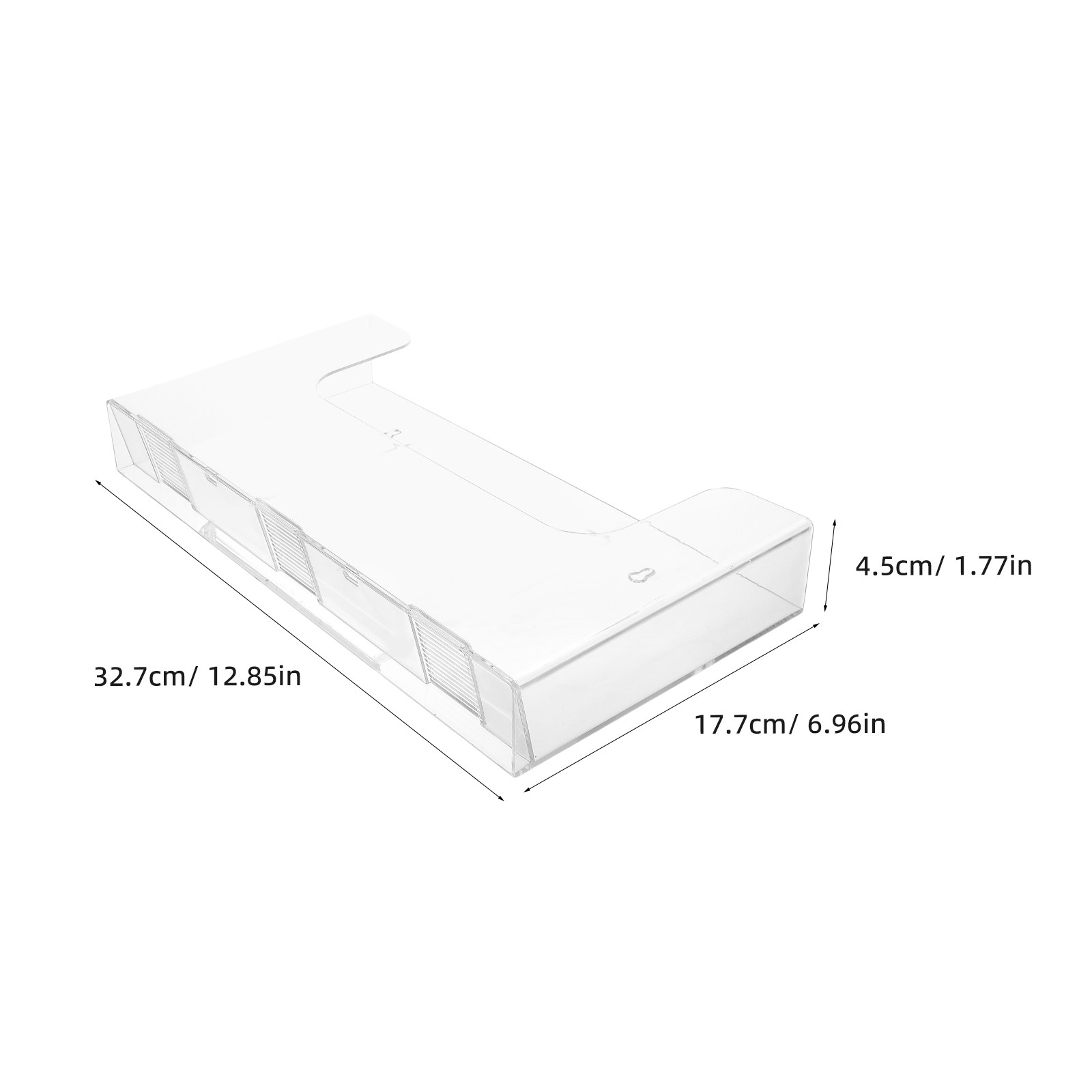 2Pcs Acrylic Wall Mounted File - огляд і ціна Magazine Holder Rack