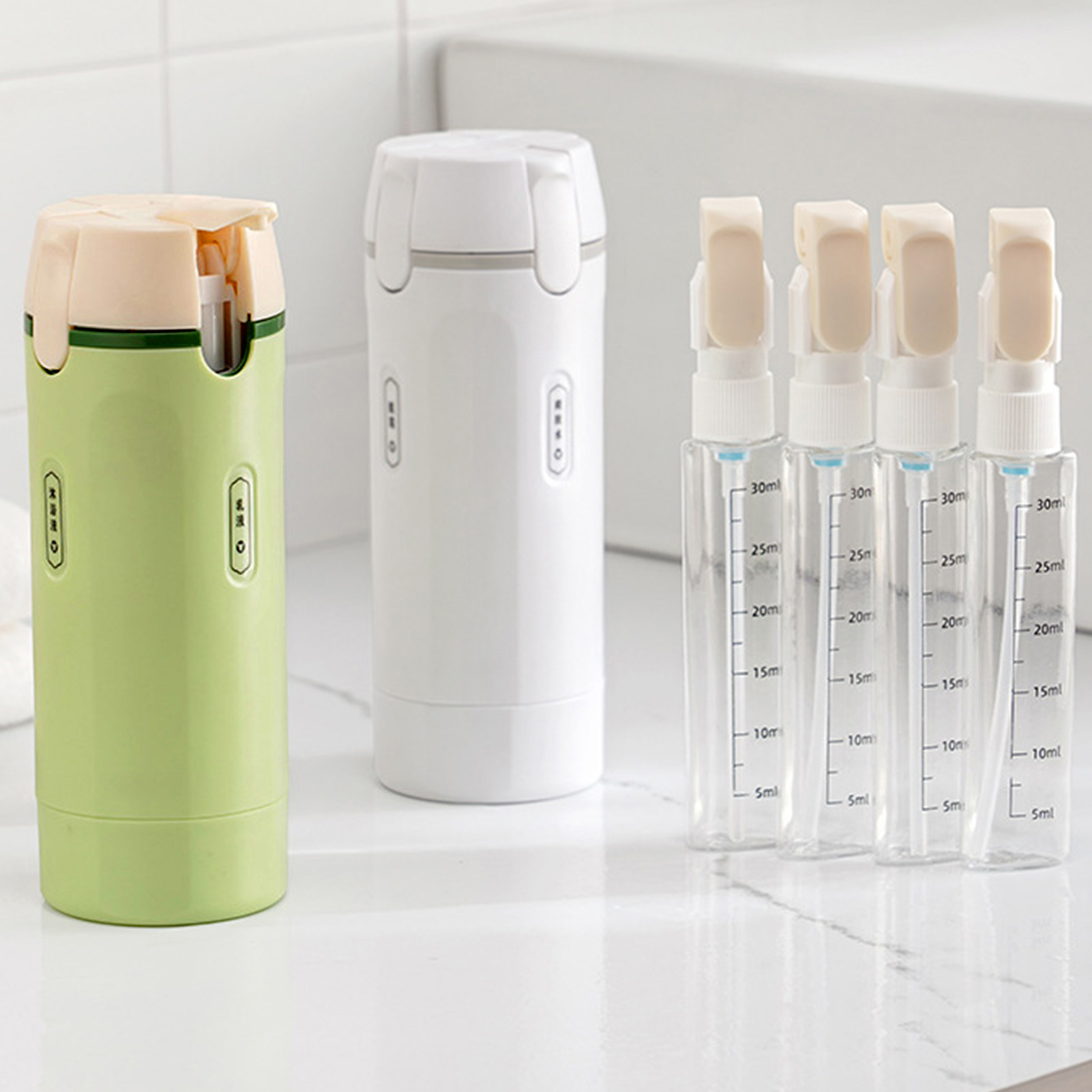 4-in-1 Travel Liquid Dispenser - огляд і ціна Gel Refill Pack