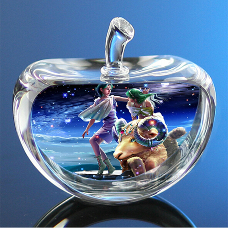 80mm Crystal Zodiac Sign Glass - огляд і ціна Paper Weight Crystal