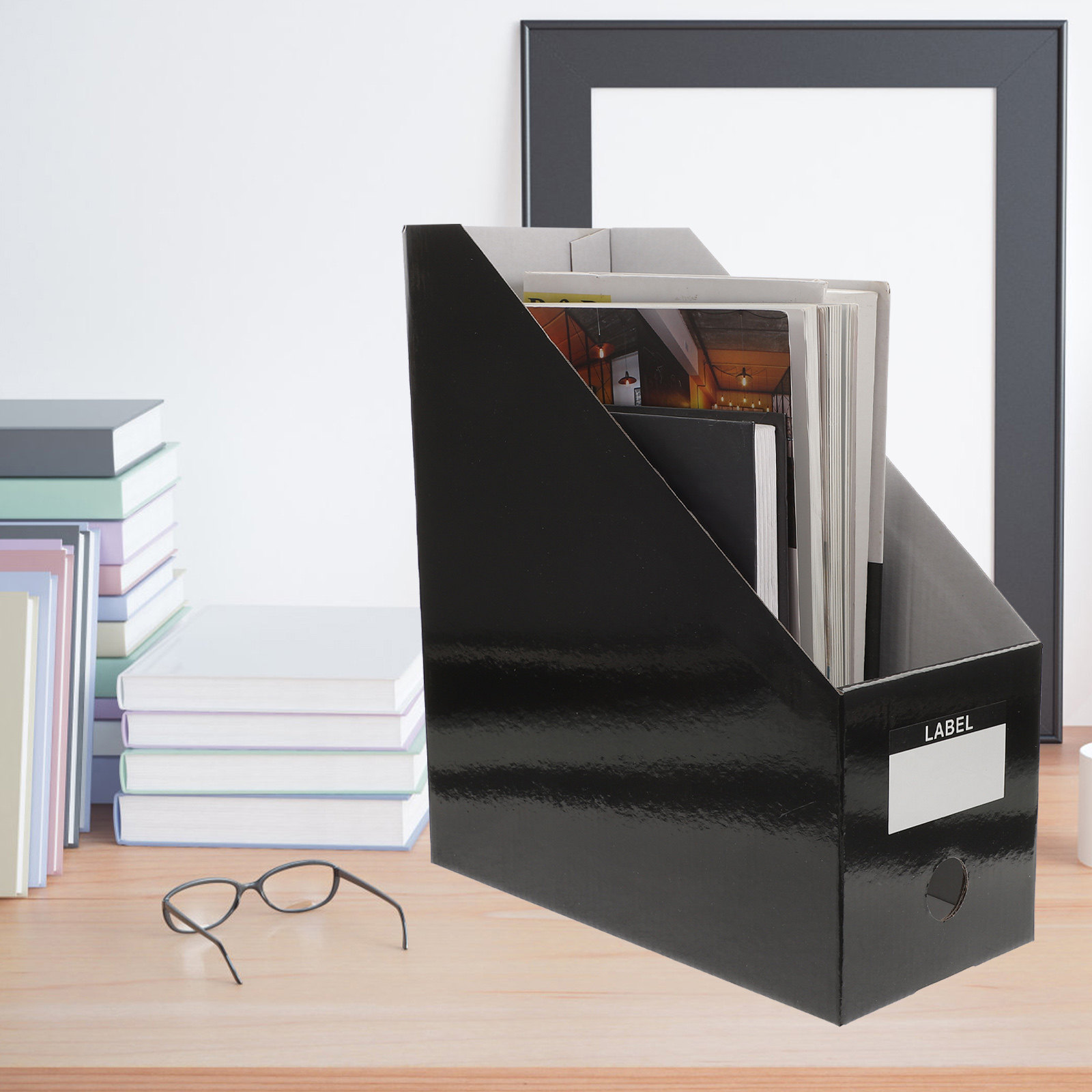 3Pcs Desktop File Folder Organ - огляд і ціна Magazine Holder Rack