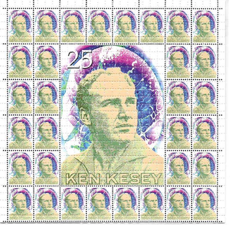 Kesey Stamps Psychedelic LSD A - огляд і ціна Ink Blotter Paper