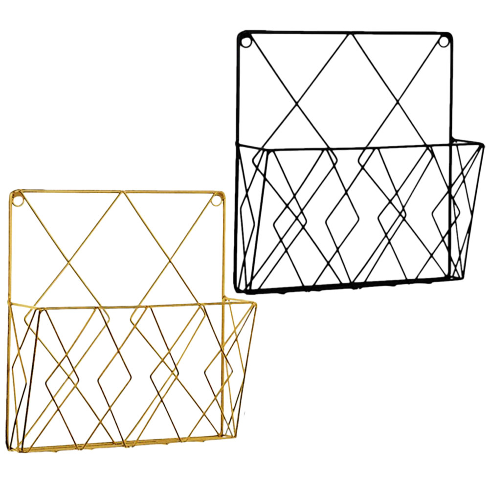 2Pcs Premium Metal Wall File O - огляд і ціна Magazine Holder Rack