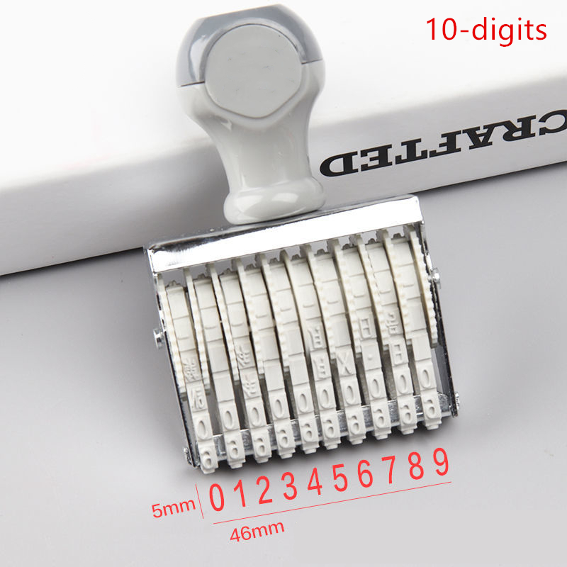 Portable 8/10 Digits Number St - огляд і ціна Rubber Date Stamp