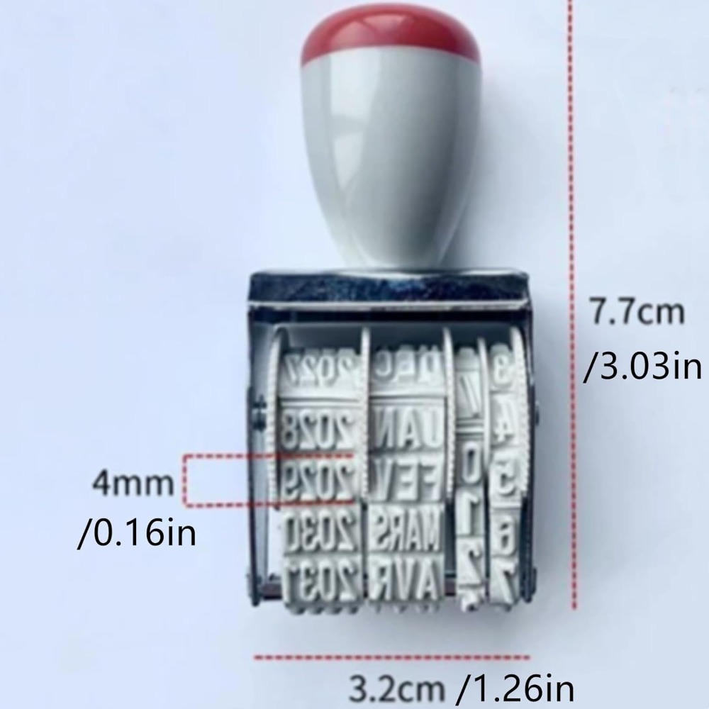 DIY Rotating Date & Number Rol - огляд і ціна Rubber Date Stamp