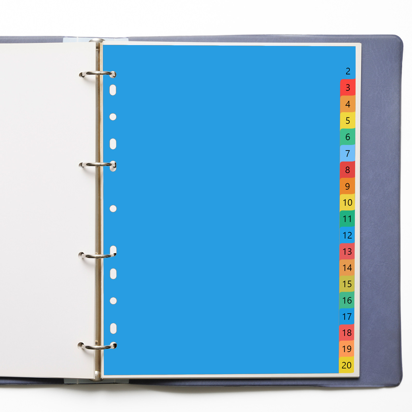A4 Colorful Plastic Classified - огляд і ціна Tab Divider A4