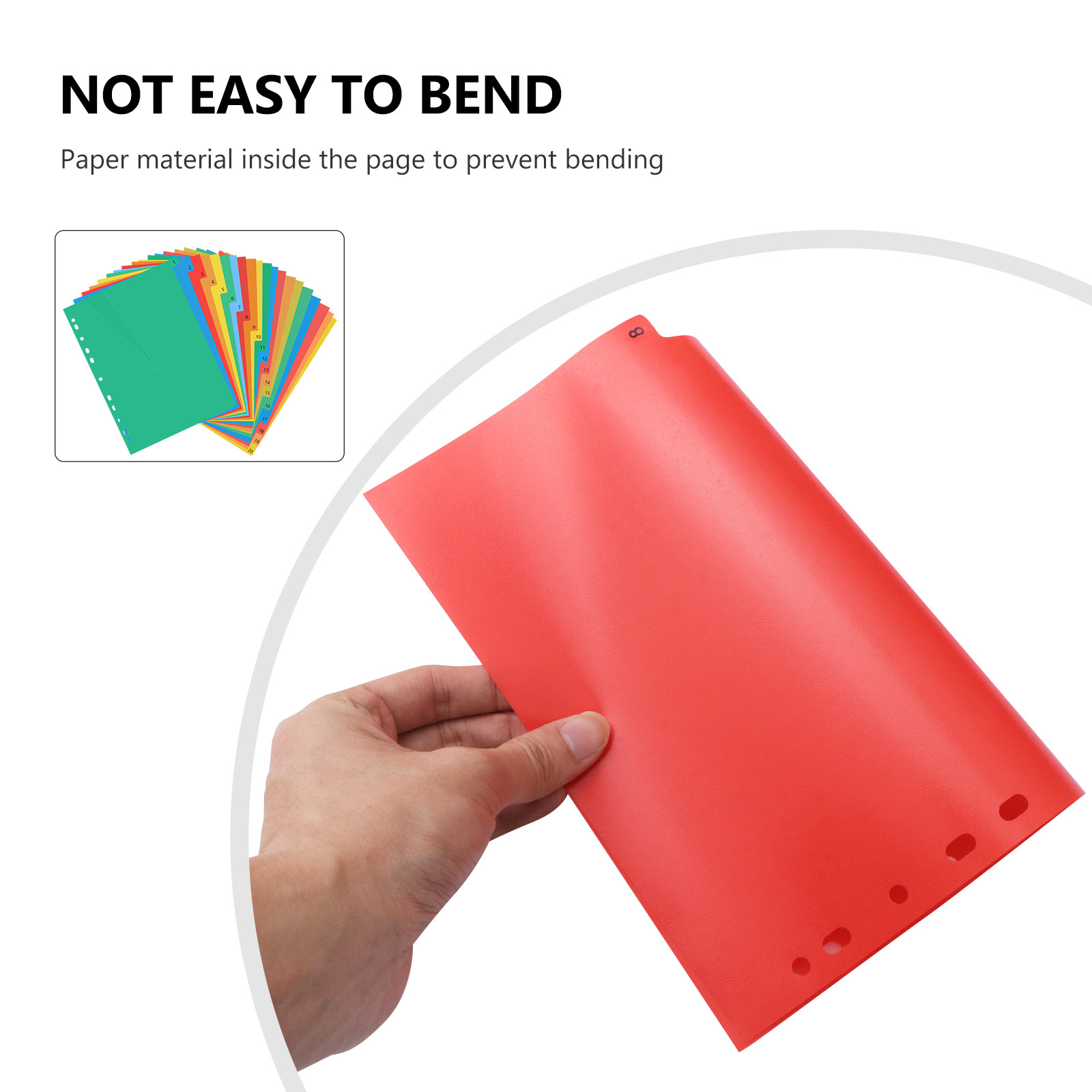 A4 Colorful Plastic Classified - огляд і ціна Tab Divider A4