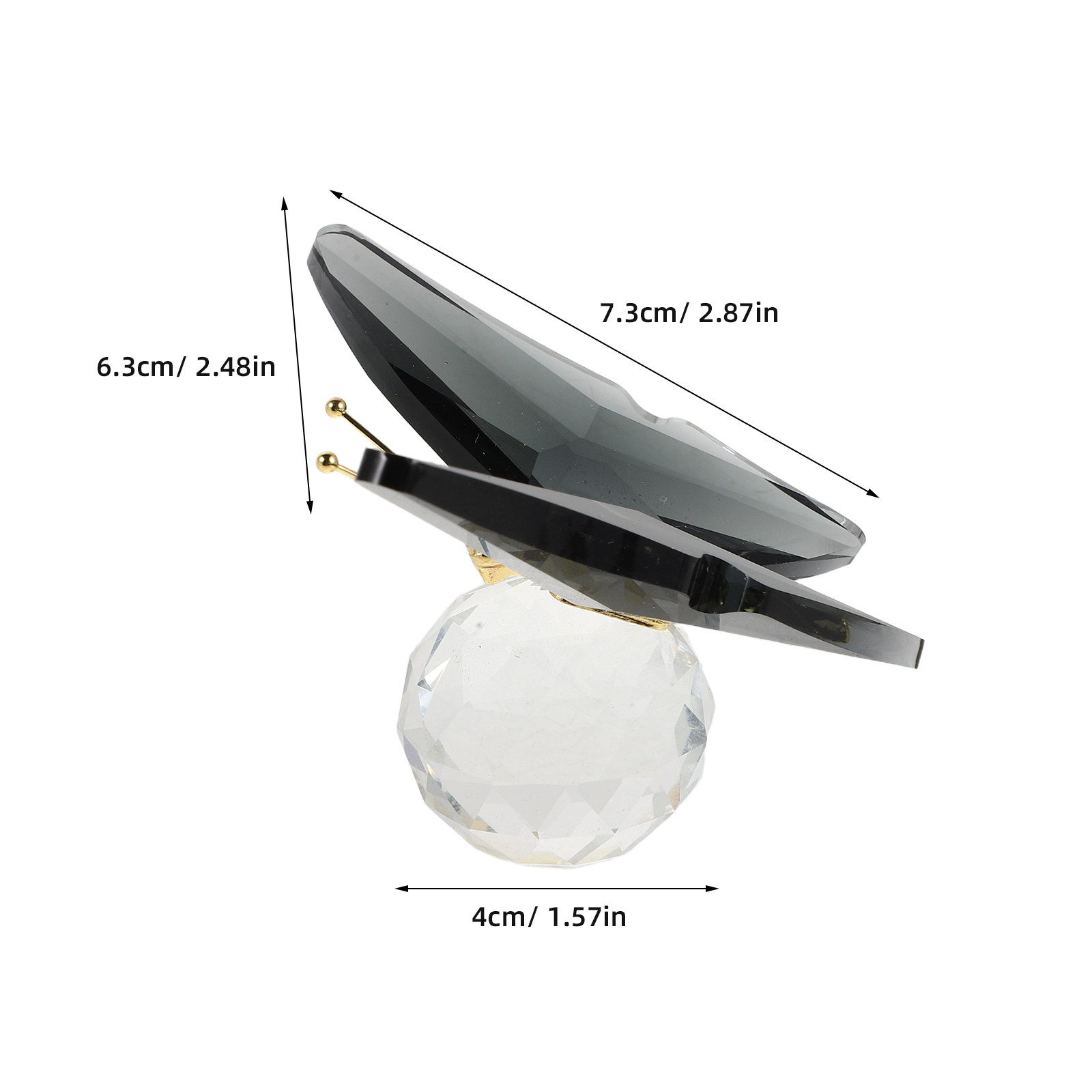 Glass Butterfly Paperweight Cr - огляд і ціна Paper Weight Crystal
