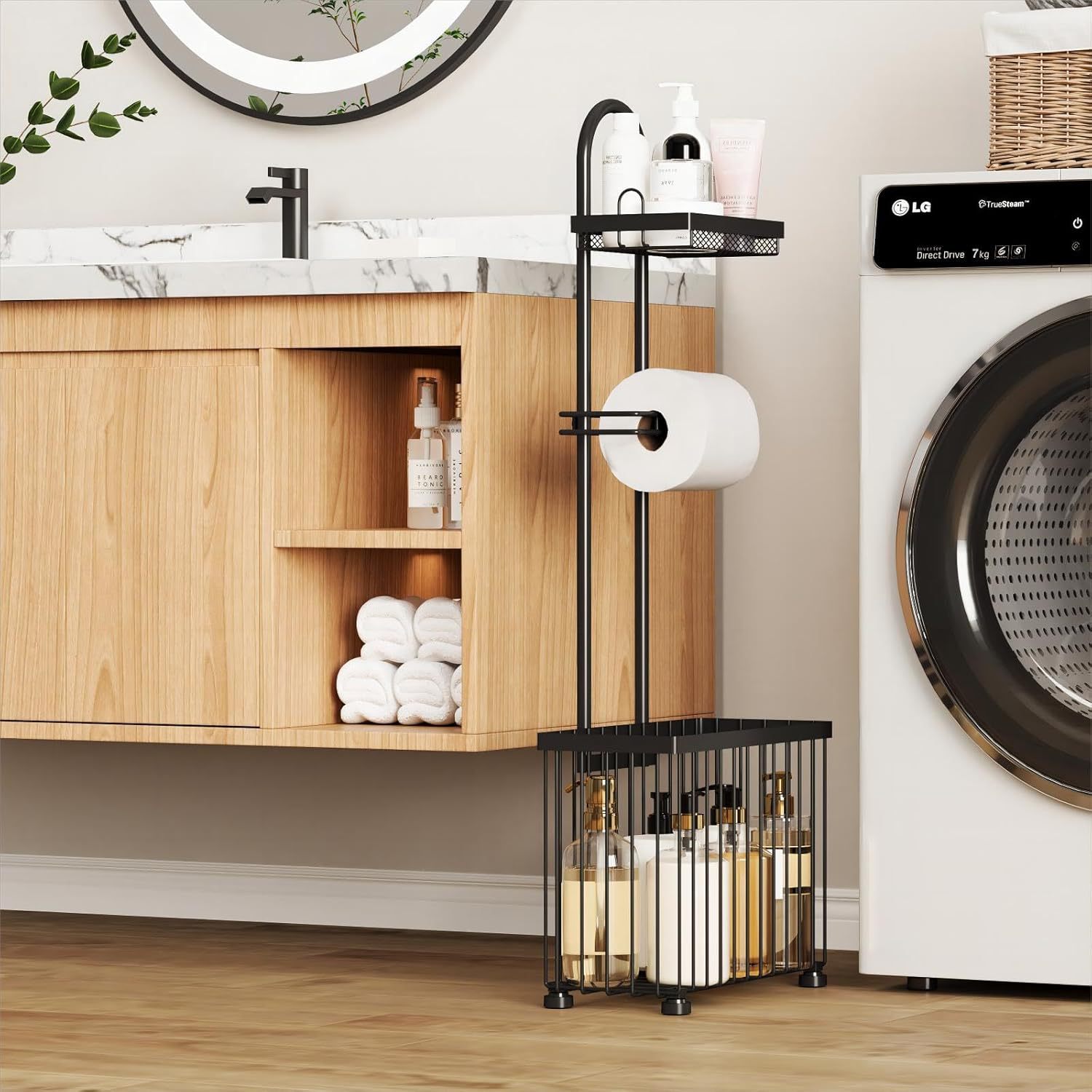 Black household bathroom tissu - огляд і ціна Magazine Holder Rack