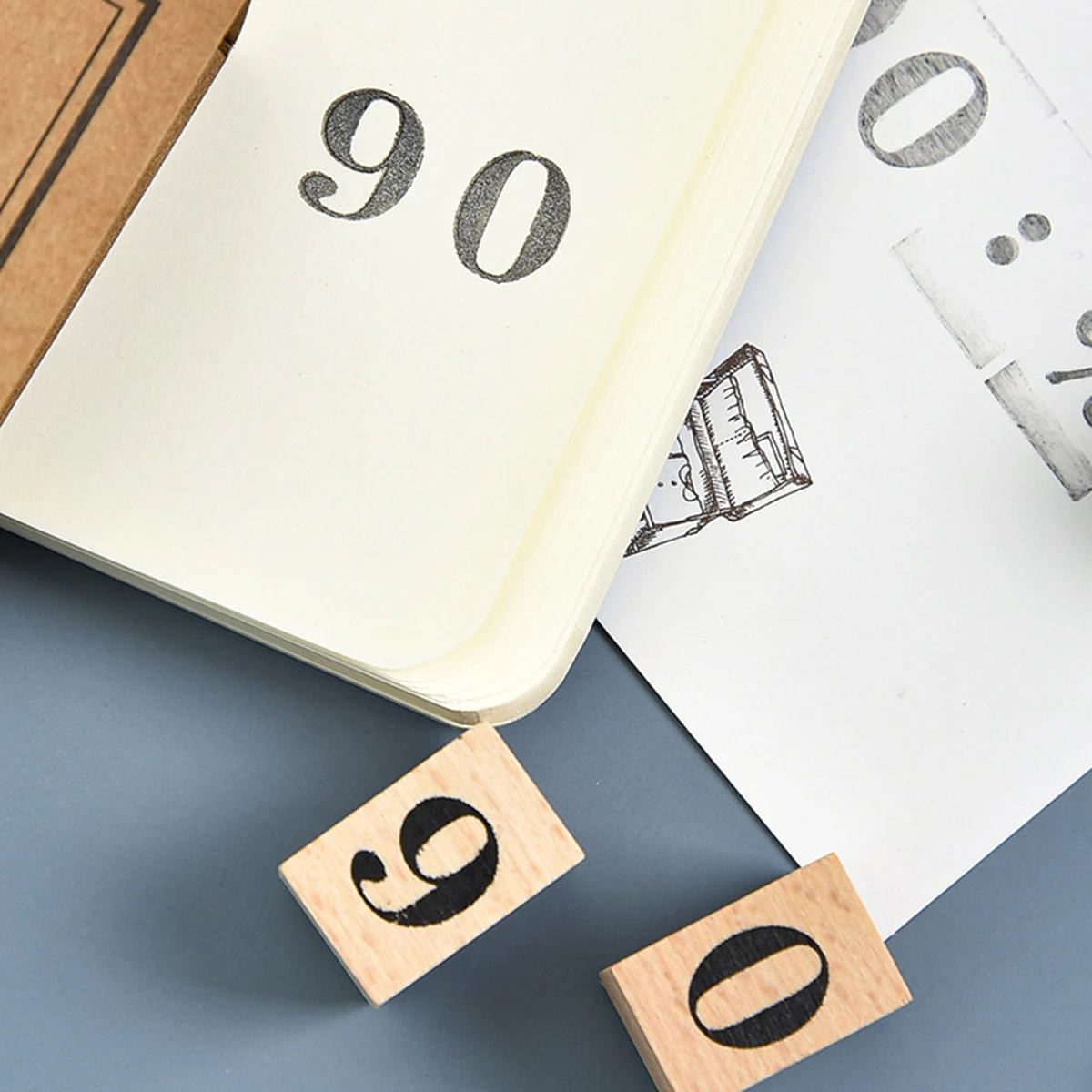 Wooden Rubber Date Stamp,12 Mo - огляд і ціна Rubber Date Stamp