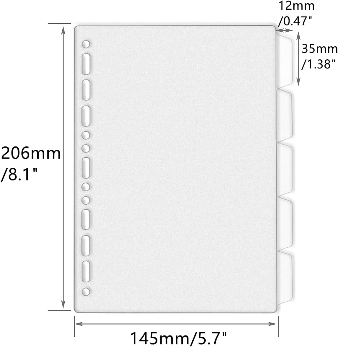 A4 A5 B5 Binder Dividers Gener - огляд і ціна Tab Divider A4