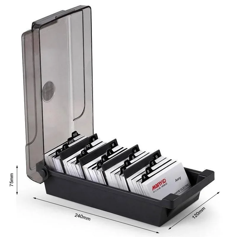 Business Card Holder, Plastic  - огляд і ціна Card Index Box
