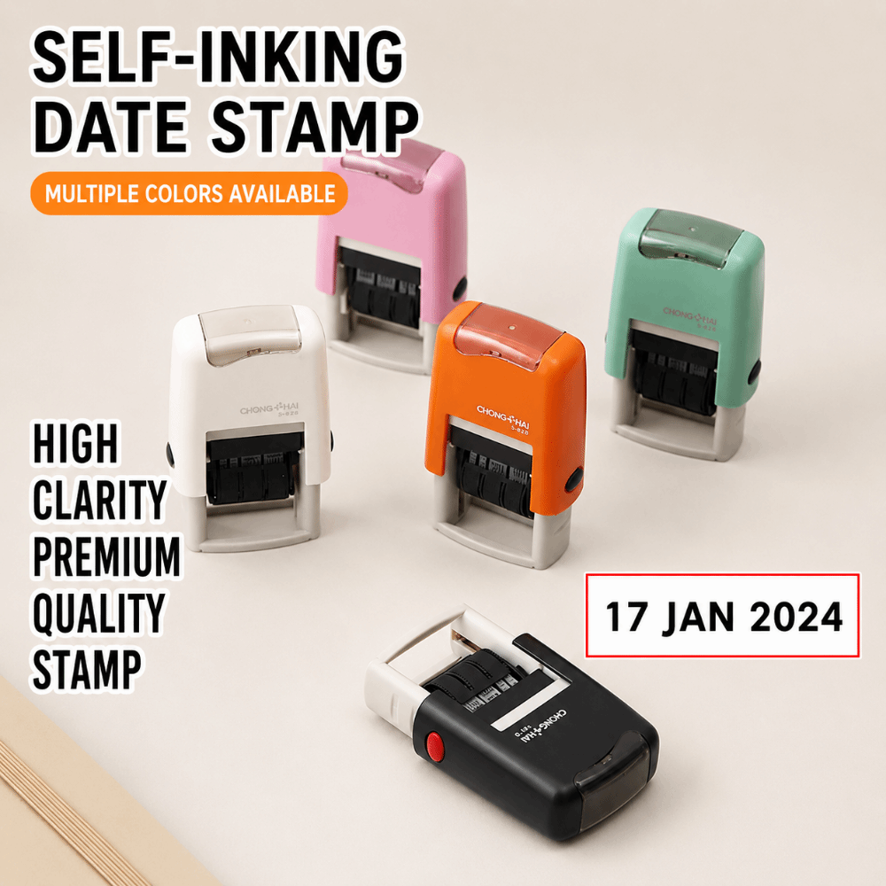 Automatic Ink Return Day-month - огляд і ціна Rubber Date Stamp