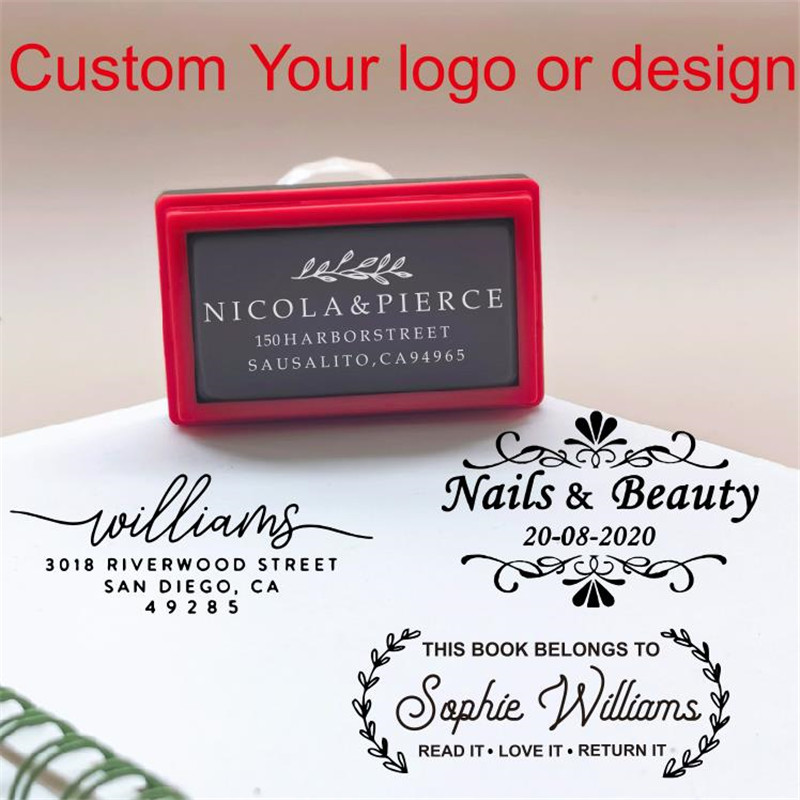 Personalized Logo Self Inking  - огляд і ціна Rubber Date Stamp