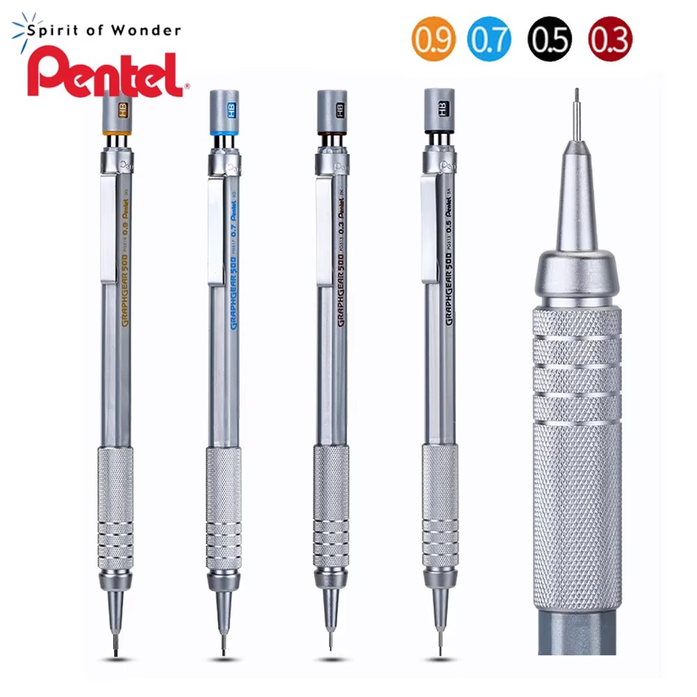 1pc Pentel Graphgear 500 Draft - огляд і ціна Mechanical Pencil 0.3