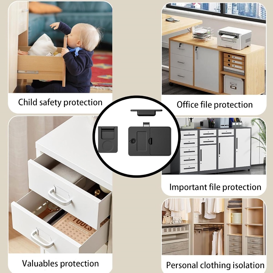 NFC Drawer Door Lock Invisible - огляд і ціна Card Index Box